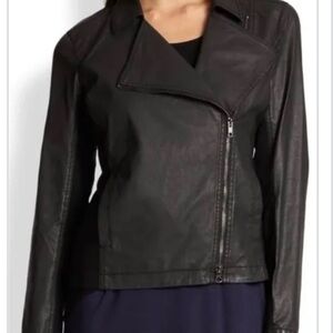 Eileen Fisher Black lamb Leather Jacket for Women